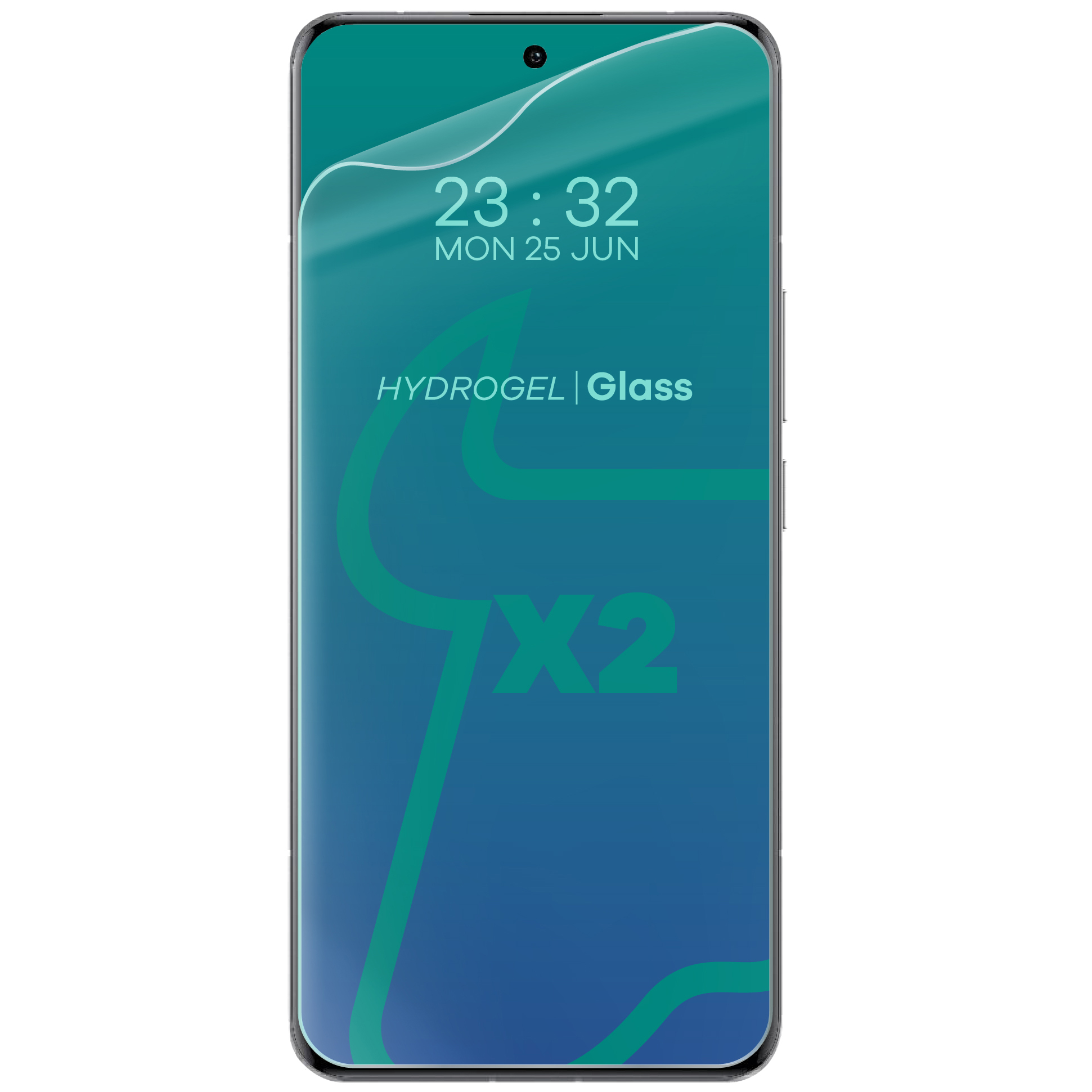 Folia hydrożelowa na ekran Bizon Film Hydrogel Front Duo dla Xiaomi 14 Ultra, 2 sztuki